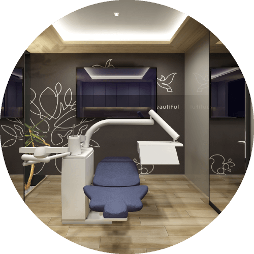 川西歯医者 ライフ歯科・矯正歯科・小児歯科 診察室風景